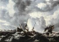 Bonaventura Peeters the Elder - Storm On The Sea